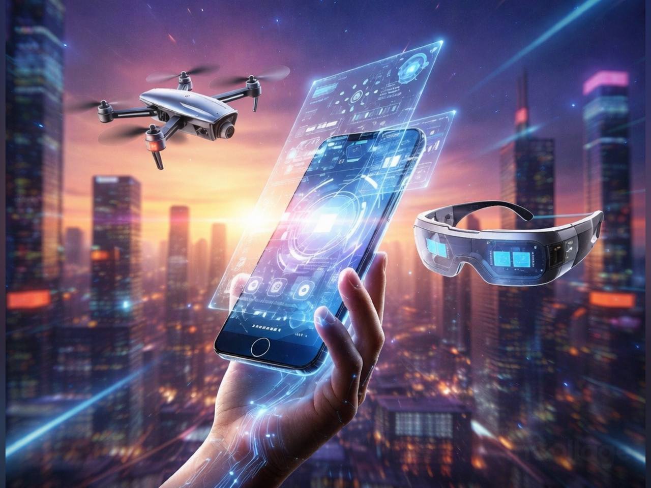Смартфон, дрон и умные устройства как часть повседневной цифровой реальности